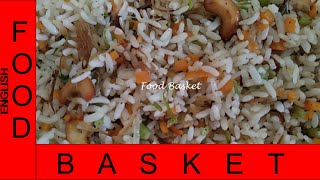 Ghee Vegetable Fried Rice | Ghee Vegetable Fried Rice recipe in English | Indian Rice recipes