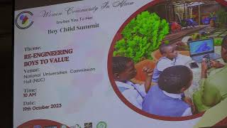 WCA BOY CHILD SUMMIT