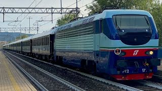 E402b TTI sul Venice Simplon Orient Express da Venezia Santa Lucia a Domodossola via Firenze S.M.N!!