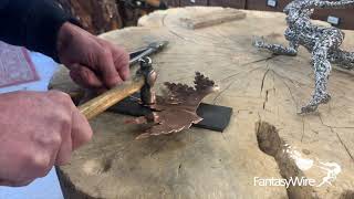 How to shape and attach your FantasyWire copper skirt