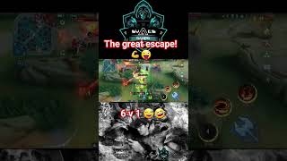 the great escape!💪😜 #balmond #mobilelegends #shortvideo #shortsfeed #shortsyoutube #short #shorts