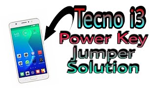 Tecno i3 Power Key Not Working.Tecno i3 on off Key Not Working.Jumper ways @bajrangmobileakot