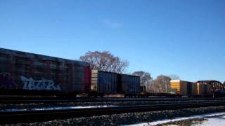 BNSF One Unit Wonder At Blue Island,Illinois