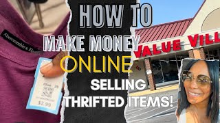 *NEW| 💫HOW TO MAKE MONEY RESELLING THRIFTED ITEMS!| 👉🏽STEP-BY-STEP! | 🛍️PLUS THRIFTED HAUL!