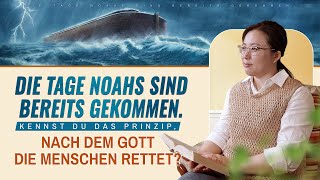 Die Tage Noahs sind bereits gekommen. Kennst du das Prinzip, nach dem Gott die Menschen rettet?