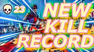 BEATING MY KILL RECORD IN HYPER SCAPE SQUADS! (PS4 CONTROLLER 23 KILL GAMEPLAY)