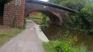 cycle ride home from stone staffordshire