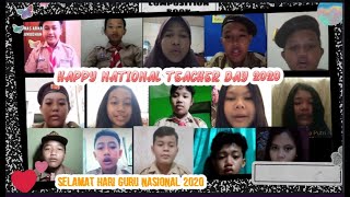 UCAPAN SELAMAT HARI GURU NASIONAL 2020