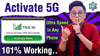 Enable 5G Network in any Android Phone | Increase Internet Speed Like 5G | 4 New Settings