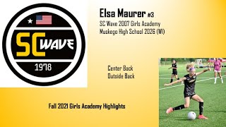 Fall 2021 Girls Academy Highlights