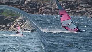 Slalom windsurfing with Isonic and Neil Pryde