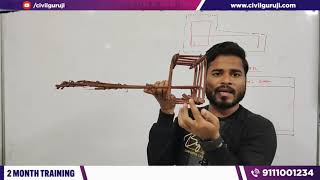 How to Calculate Cutting length of Gun bar & Distribution Bar || Bar Bending Schedule of Chhajja