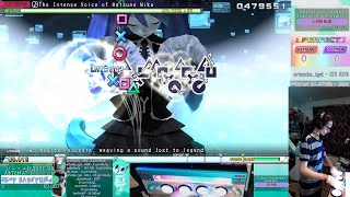 |ARCADE CONTROLLER|EXCELLENT95.54%|1.33%MISS8|The Intense Voiceof HatsuneMiku10☆ProjectDIVAMM+(mods)