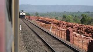 High Speed Rajdhani Express Overtakes Madgaon Ltt Ac Double Dekar Express