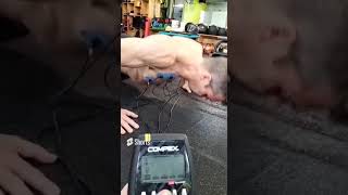 🟣PUSH UP con COMPEX👉HIPERTROFIA de pectoral, FLEXIONES y ELECTROESTIMULACIÓN