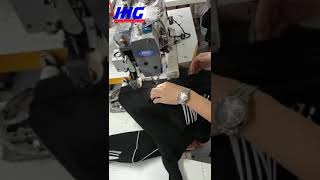 Industrial Look Stitch Double Needle Sewing Machine For Waistband  ( Jogger pants etc) #Shorts