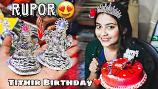 RUPOR LAXMI GANESH ANLAM DOKANER AKSHAY TRITIYAR PUJOY❤️😍|Tithir Birthday Celebrate Korlam Keno?😨|