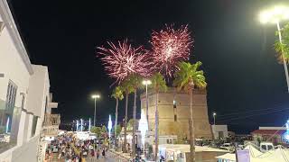 Fuochi d ' artificio festa Patronale Santa Cesarea 2023 - Latino Rent Room Porto Cesareo