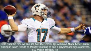 [BreaKingNews]Miami dolphins say jay cutler will not play thursday night