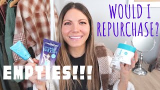 PRODUCTS I USED UP APRIL 2022 + Would I Repurchase...?! hits + misses | EMPTIES