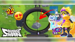 NEW!! ✨ SEASON PASS SKIN 🔥 22KILLS GAMEPLAY SS15 | SAUSAGE MAN