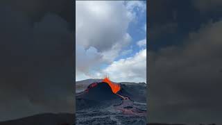 Volcanic eruption from Iceland