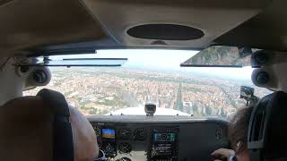 Landing in LIMA Torino Aeritalia 28R