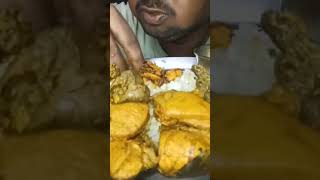 Huge Thali Chicken Eating #chicken #eating #shorts