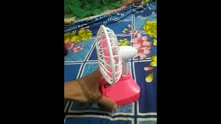 mini low prise recharging fan