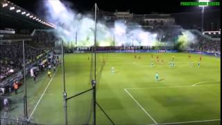 Panathinaikos vs Qabala Pyro Show 27.08.2015