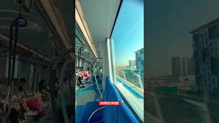 Dubai metro ride 🤩🇦🇪#shorts #dubai #metro