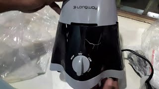 Longway Super DLX 750 Mixer Grinder Unboxing