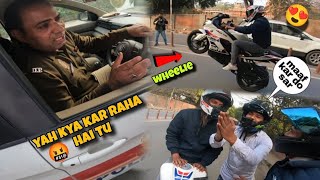 Hyper Ride in Traffic 😲 With RS 200 VS R15 On Road Hyper wheelie Kawa H2 R 😍