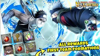 NxB NV:  All Stages & All Boss | First Formations | All Rewards | ALL OUT MISSION #5 | Ninja Voltage