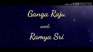 Gangaraju weds Ramya | wedding innovation