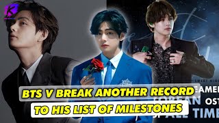 BTS's V now owns the Top 2 Most-Streamed Korean OSTs in Spotify history With "Sweet Night"