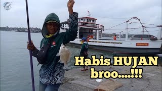 Mancing Baronang Habis HUJAN pasti Full STRIKE