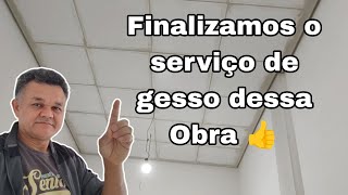 Finalizamos o serviço de gesso dessa Obra 👍👍