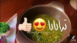 تغميسه سبانخ لجوع آخر الليل 😋👌😋