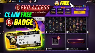 E BADGE EVENT FULL DETILES 🤯 FREE FIRE EVO ACCESS EVENT