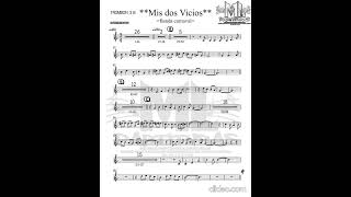 Mis dos vicios - banda carnaval (partitura)