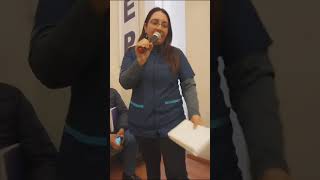 Ana Paez, delegada de la escuela Luis Braille y de la Agrupación Marrón Docente.