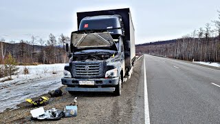 Домой с дальнего востока 1ч. Небольшая поломка. Забайкалье. Газон Некст