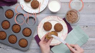 Gluten Free Pumpkin Muffins with Pumpkin Spread