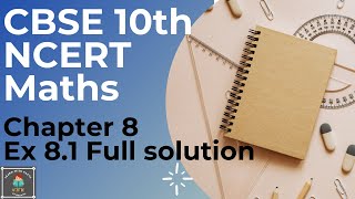 Class-10th| Ch-8-Trigonometry |Ex 8 1 full solution trigonometry ratio| NCERT| CBSE