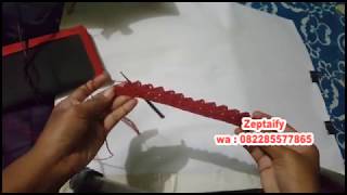 Tutorial Merajut Dompet Cover Motif Prada By Zeptaify Part 1