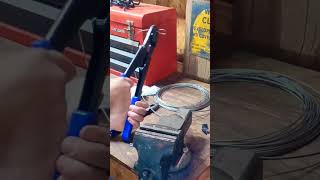 Making a pogo anchor.