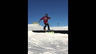 Boardslide on the fat box - slowmo