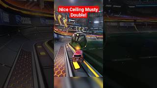 Nice Ceiling Musty Double 😁 #rocketleague