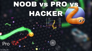 NOOB vs PRO vs HACKER| slither.io